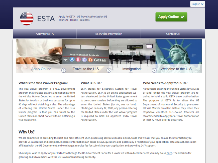visasyst guide page