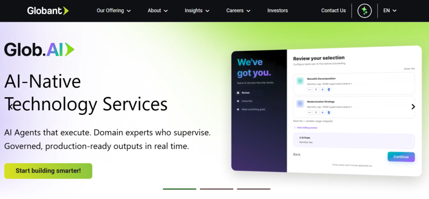 globant homepage
