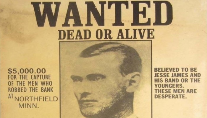 Jesse James legendary criminal