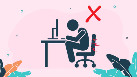 Harmful effects of sitting at a desk 