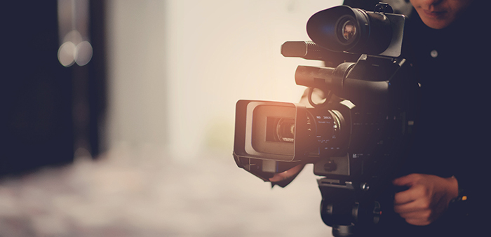 Cinematographer career shooting footage for a movie