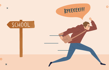 High school dropout leaving school for high paying job