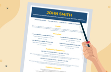 Jobseeker learning how to write a resume headline