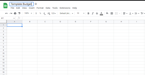 Google Sheets Title