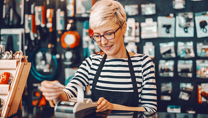 Retail and hospitality sales staff