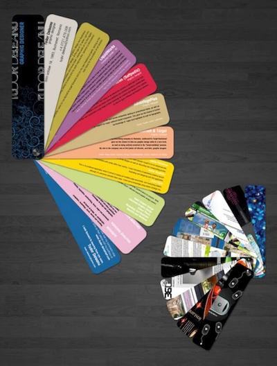 Pantone color swatch 3D résumé