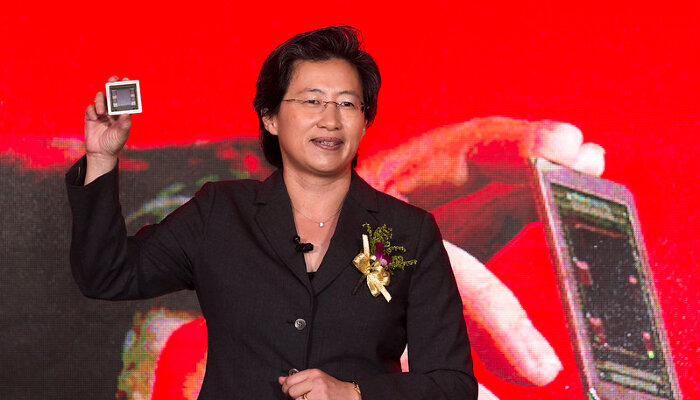 Lisa Su - a top female CEO at a conference