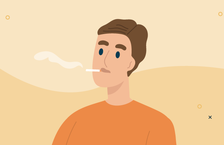 Person wondering how to answer if they smoke or drink in an interview