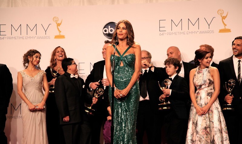 Sofia Vergara female entrepreneur and TV star winning EMMY
