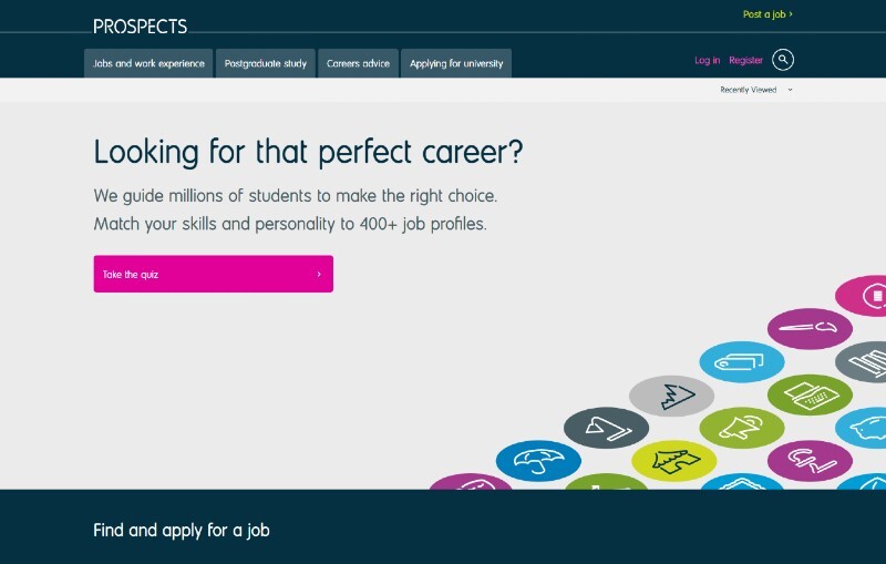 Prospects career website