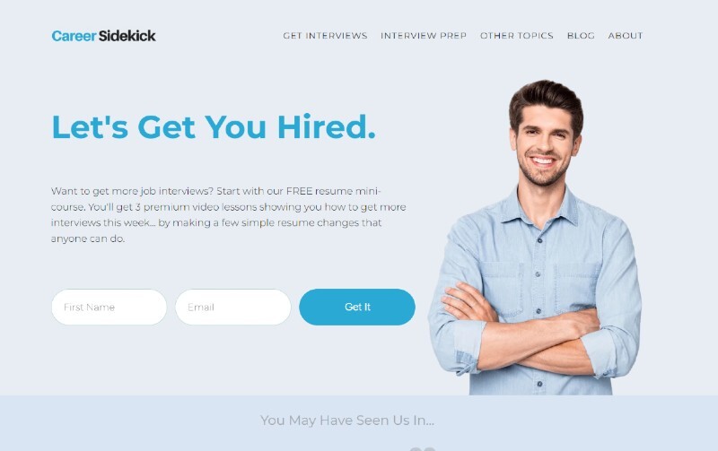 Career Sidekick job search advice website