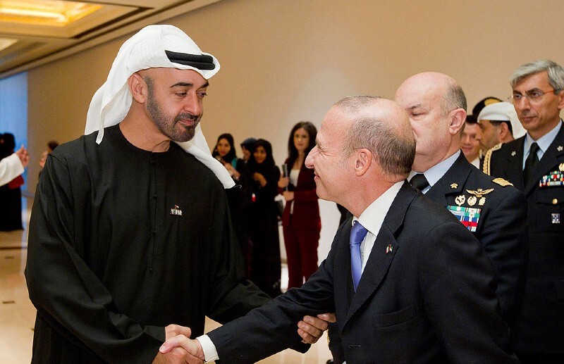 Influential crown prince of Abu Dhabi Mohammed Bin Zayed Al Nahyan