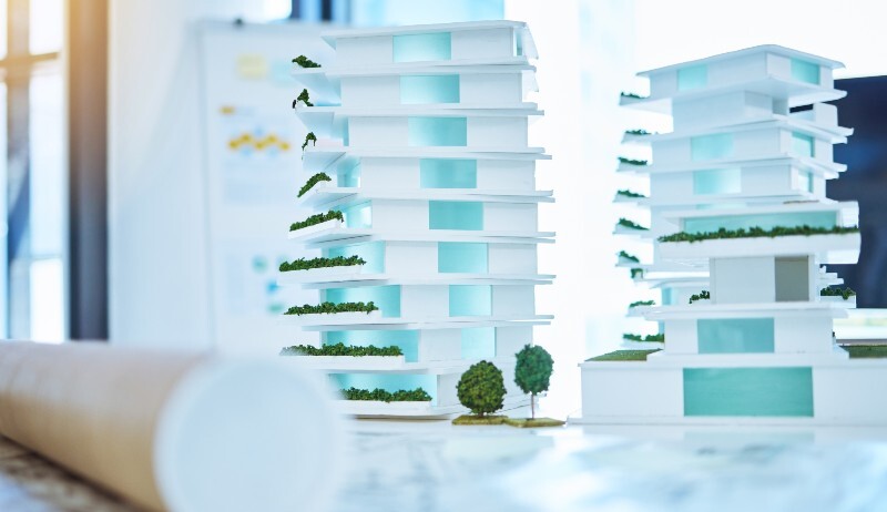 Artistic and creative skills on architect model