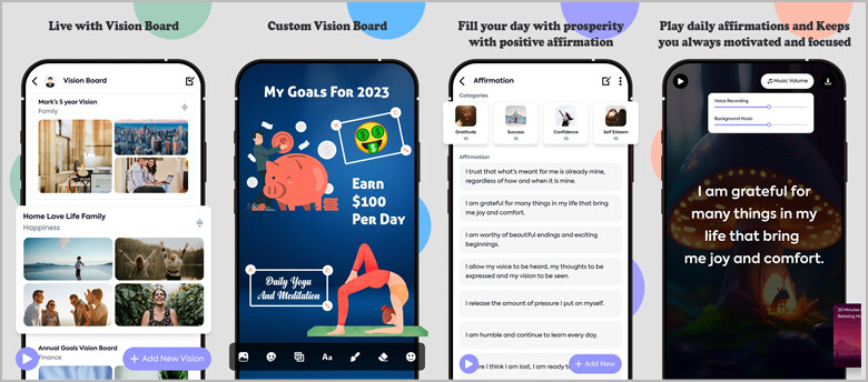 Vision Board Visualize Dreams App