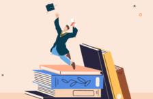 Should I go to grad school? Graduate jumping off books