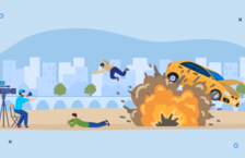 How to become a stuntperson car crashing and filming