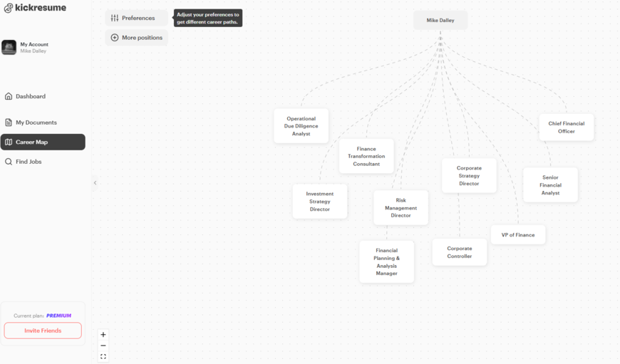 kickresume career map 1
