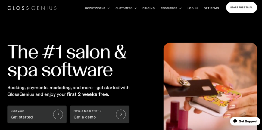 Gloss Genius homepage