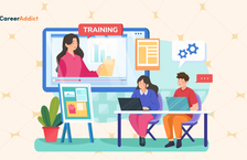 employees sat in training